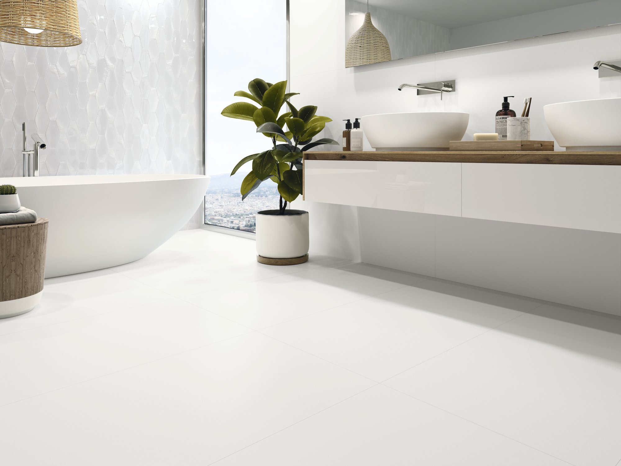 Ape Grupo Коллекция MONTBLANC Pol White 60*120 см (N62) в интерьере